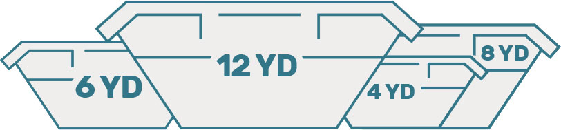 Front view of a skip outside a terraced house in Blackheath