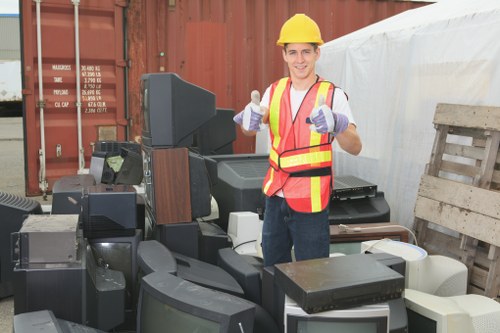 Recycling center processing construction materials in Blackheath