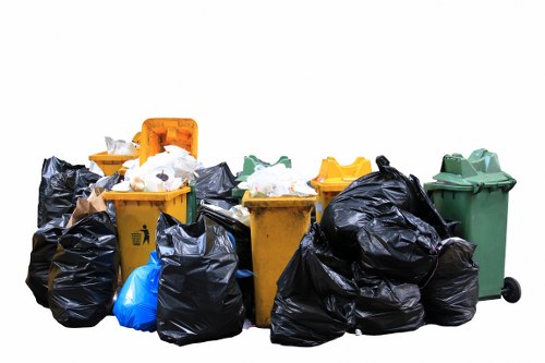 Sorting waste materials at a Blackheath recycling facility