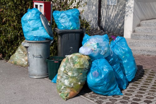 Various sizes of enclosed skips available for hire
