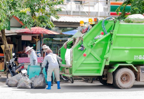 Professional placement of a skip on a residential property in Blackheath